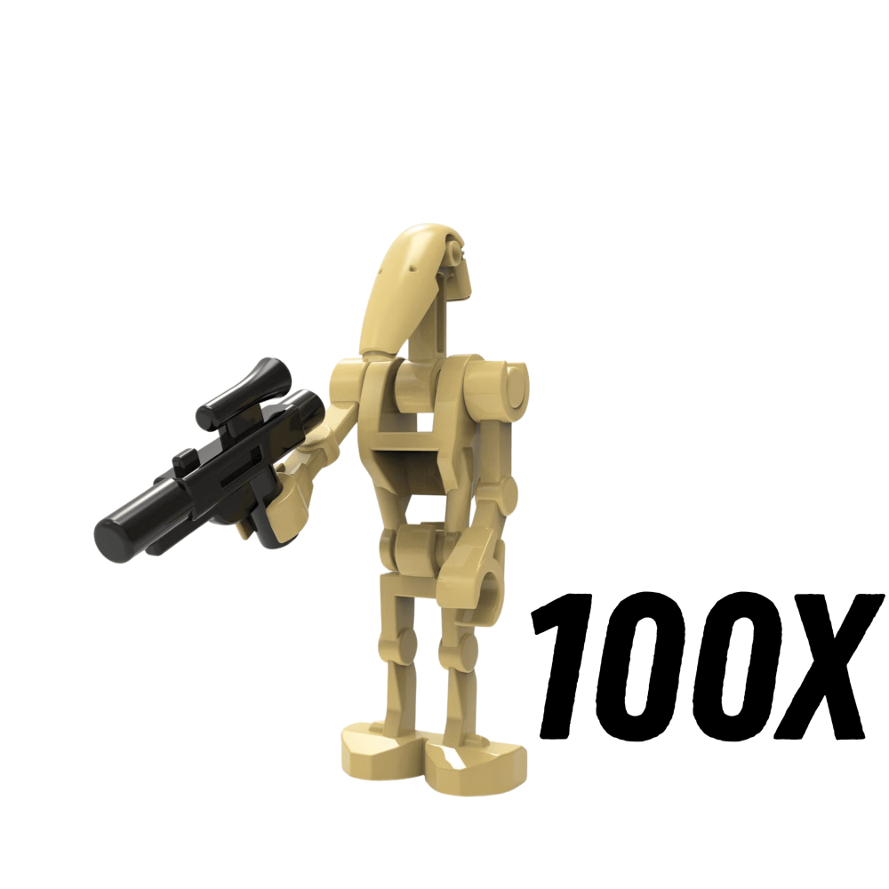 Space War Theme B1 Battle Droids Block Figures Set of 100pcs