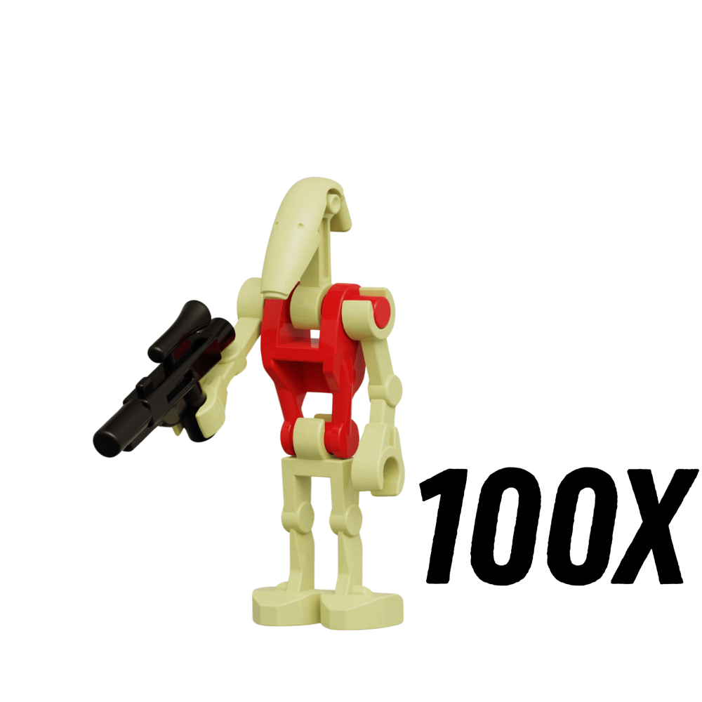 Space War Theme B1 Battle Droids Block Figures Set of 100pcs