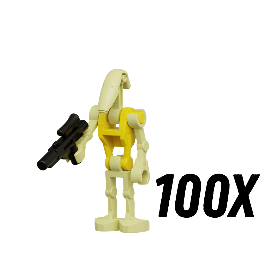 Space War Theme B1 Battle Droids Block Figures Set of 100pcs