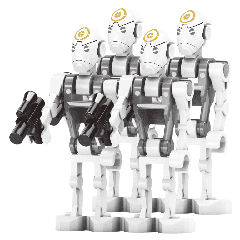 Space War Theme Seperatists Minifigure Set – Magna Guard General Grievous Droids