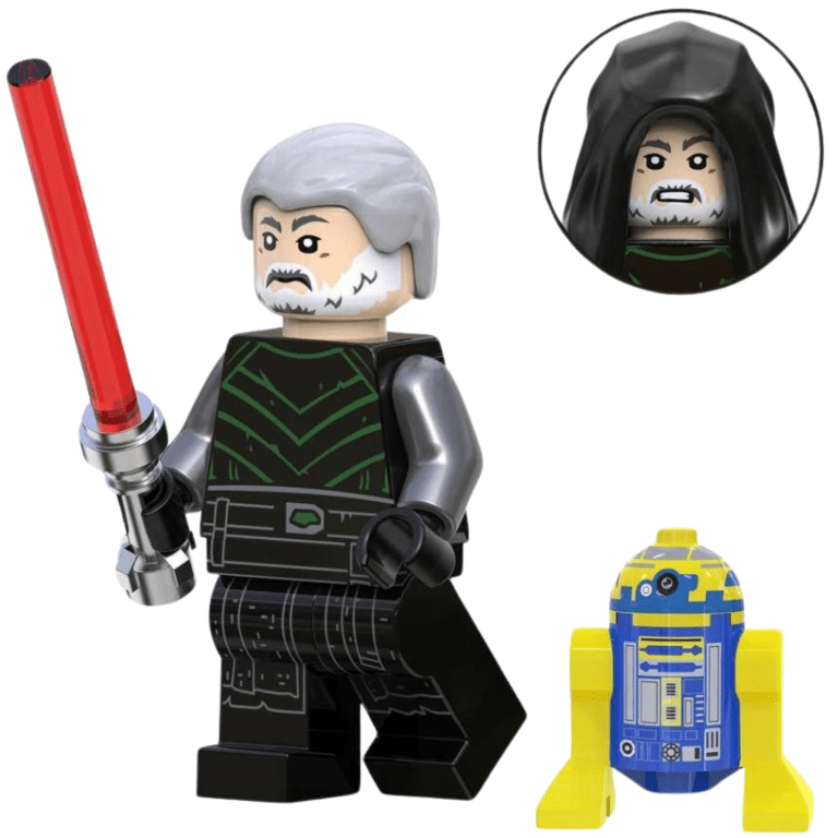 Space War Theme Jedi, Sith & Droid Assortment Block Figures Set