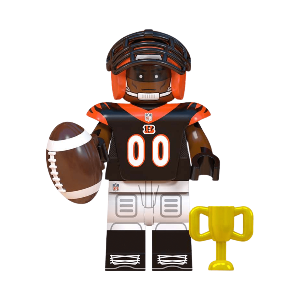 NFL Football Players Block Figures Set of 16pcs with Super Bowl Trophy Accessories