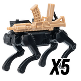 RoboDog Block Figures Set – Weaponized Mecha Hounds (4 Variants)