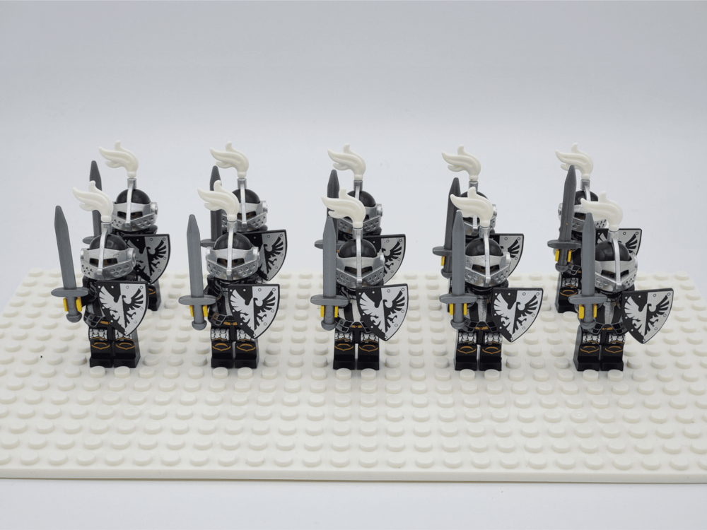 Black Eagle Knights Style 1 Block Figures Set of 10pcs