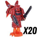 Warhammer Space Marine Terminator Jetpack Block Figures Set