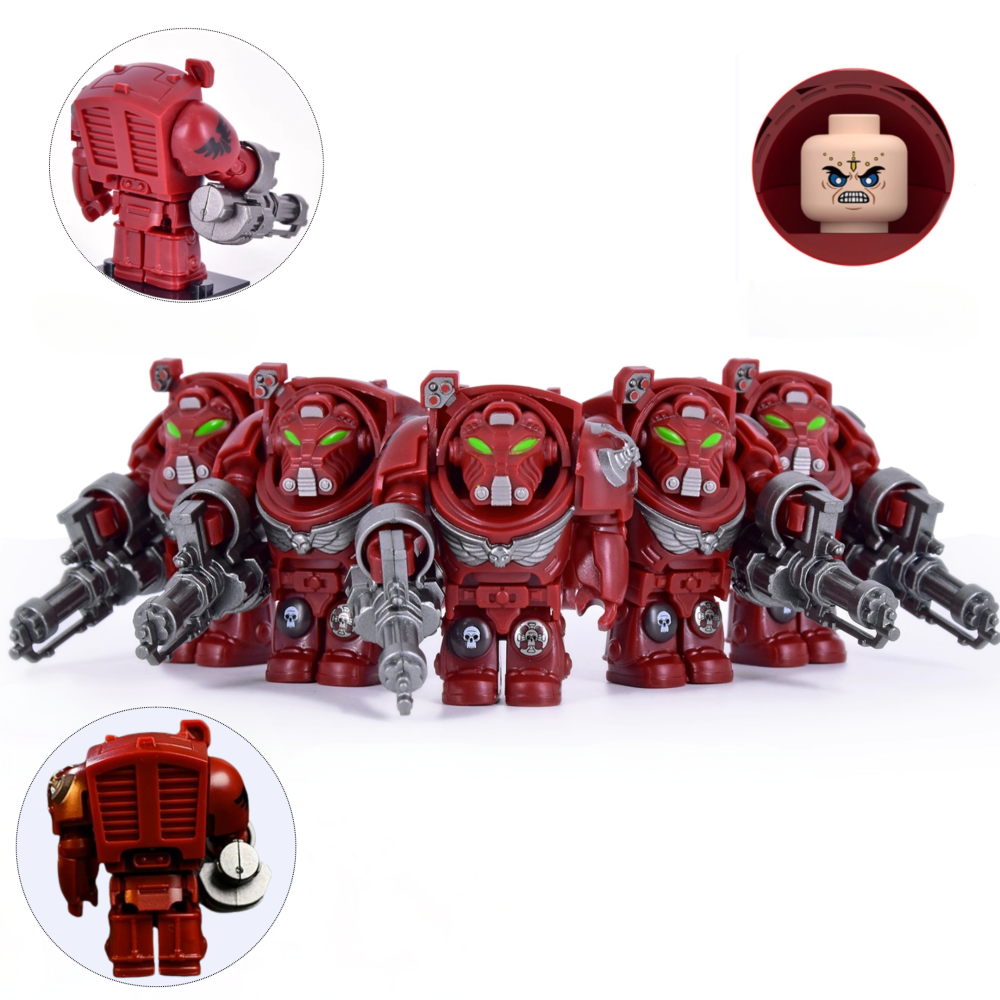 Warhammer 40k Space Marine Terminators Block Figures Set