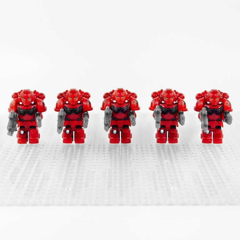 Blood Angels Space Marines Block Figures Set