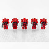 Blood Angels Space Marines Block Figures Set