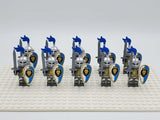 Blue Lion Knights Style 1 Block Figures Set of 10pcs