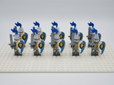 Blue Lion Knights Style 2 Block Figures Set of 10pcs