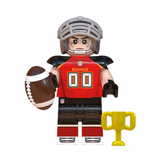 NFL Football Players Block Figures Set of 16pcs with Super Bowl Trophy Accessories