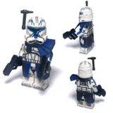 Space War Theme 501st Legion Captain Rex Battle Pack – Clone Captain & Legionnaires