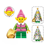 Assortment of Christmas Characters Block Figures Set 2