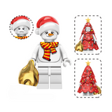 Assortment of Christmas Characters Block Figures Set 2
