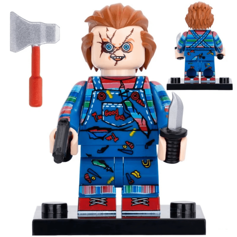 Horror Movie Block Figures Set – Chucky, Megan, The Nun, Terrifier & More (10pcs)