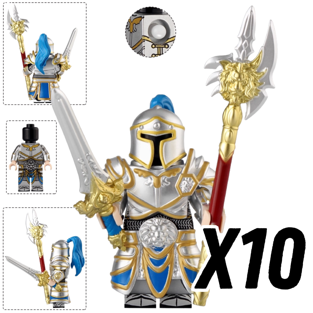 World of Warcraft Stormwind City Guards Block Figures Set