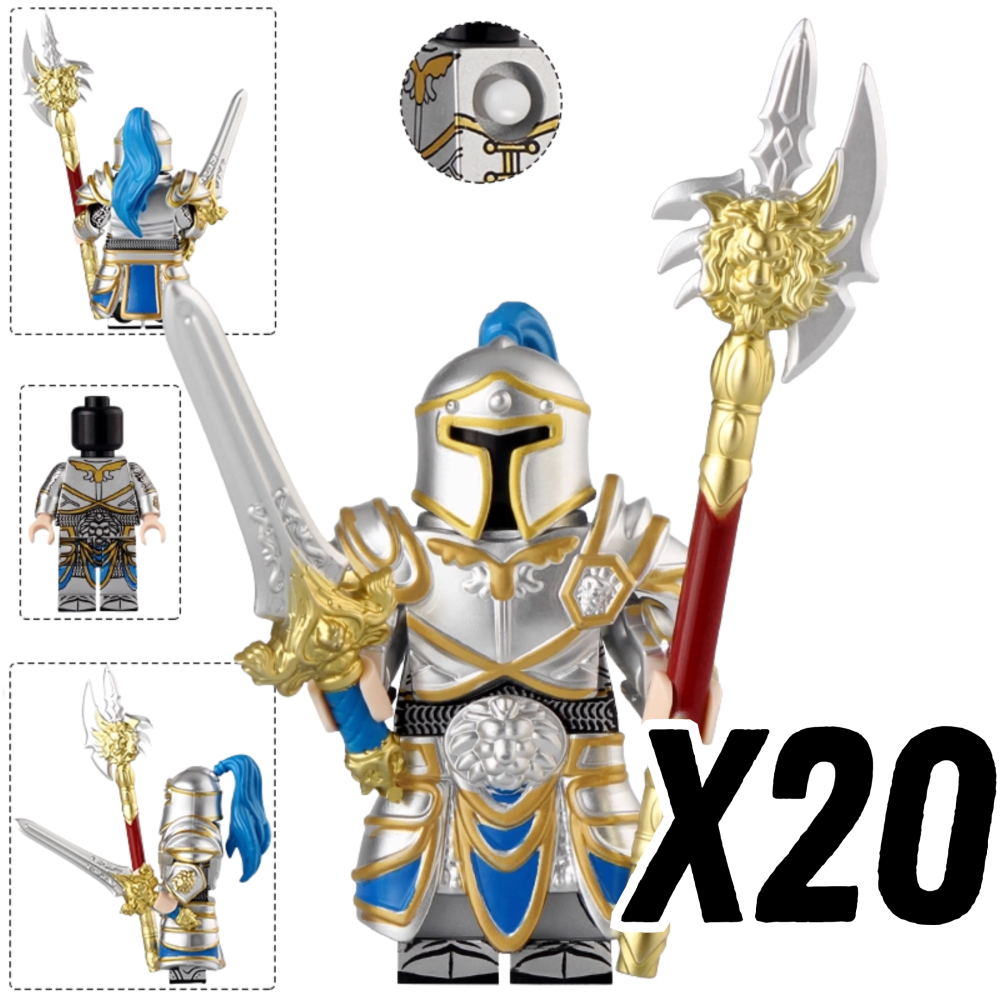 World of Warcraft Stormwind City Guards Block Figures Set