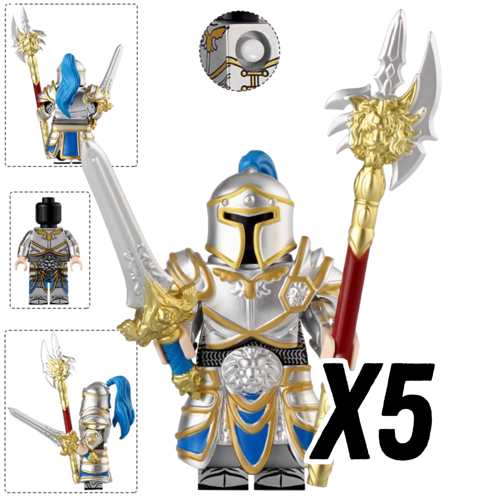 World of Warcraft Stormwind City Guards Block Figures Set