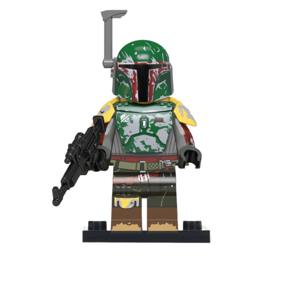 Space War Theme Inspired Mandalorian & Book of Boba Fett Block Figures Set