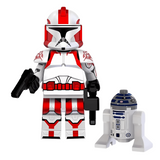 Space War Theme Clone Heroes Captains Leaders & Commanders Block Figures Megalist