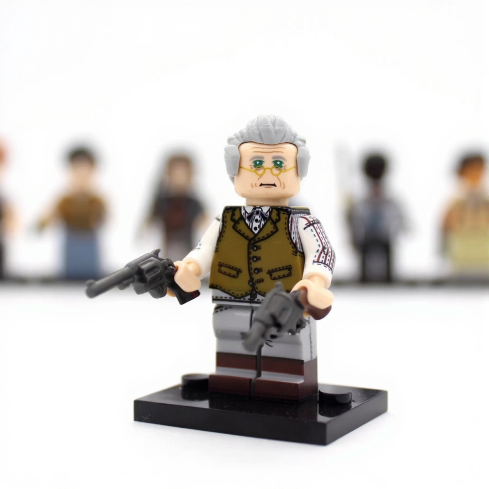 Western Outlaws & Frontier Survivor Block Figures Set of 8pcs