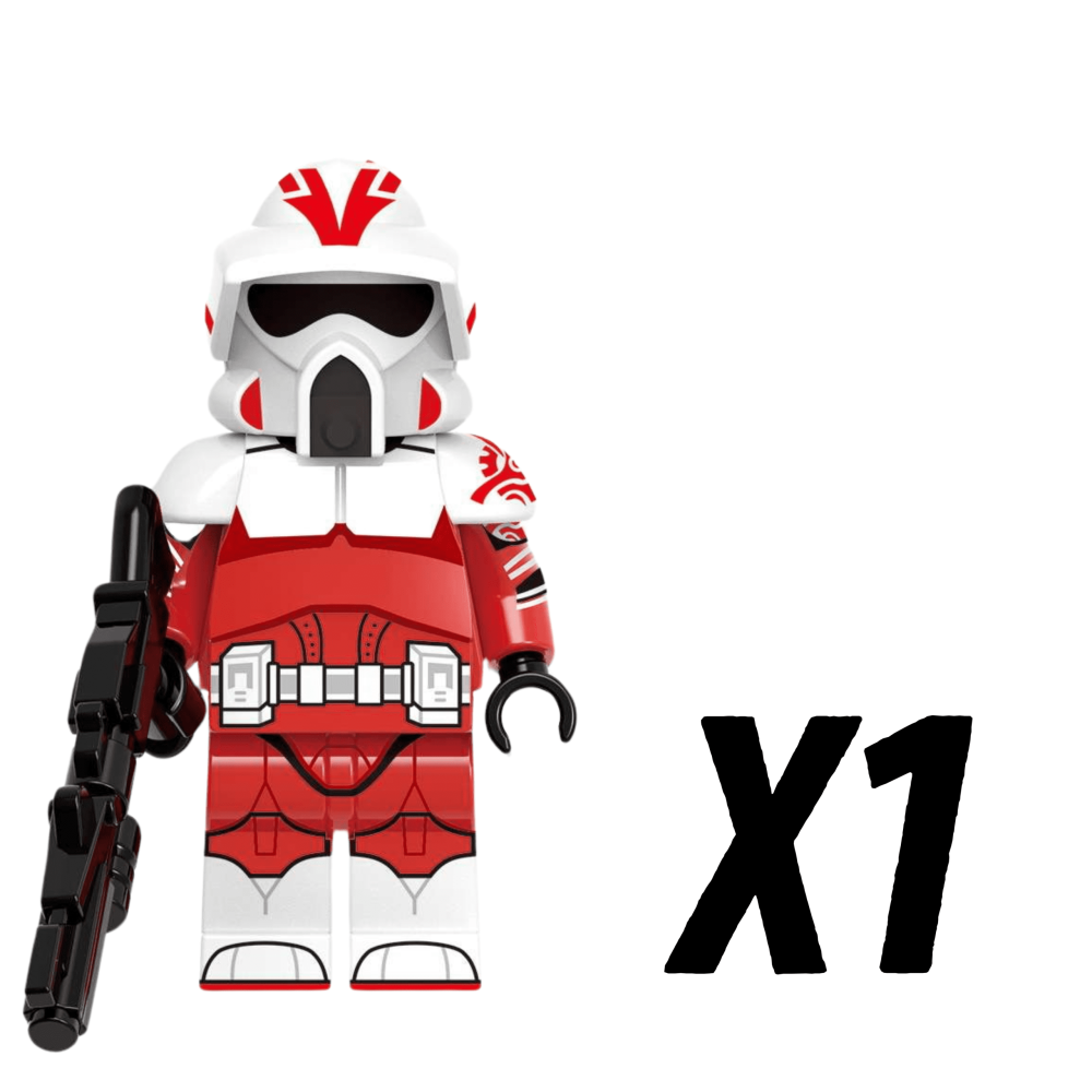 Space War Theme Coruscant Guard ARF Clone Trooper Block Figures Set