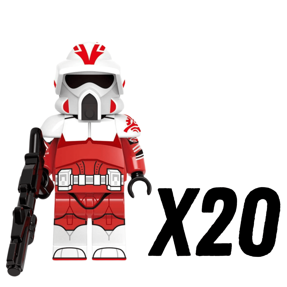 Space War Theme Coruscant Guard ARF Clone Trooper Block Figures Set