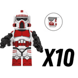 Space War Theme Coruscant Guard ARF Trooper Block Figures Set
