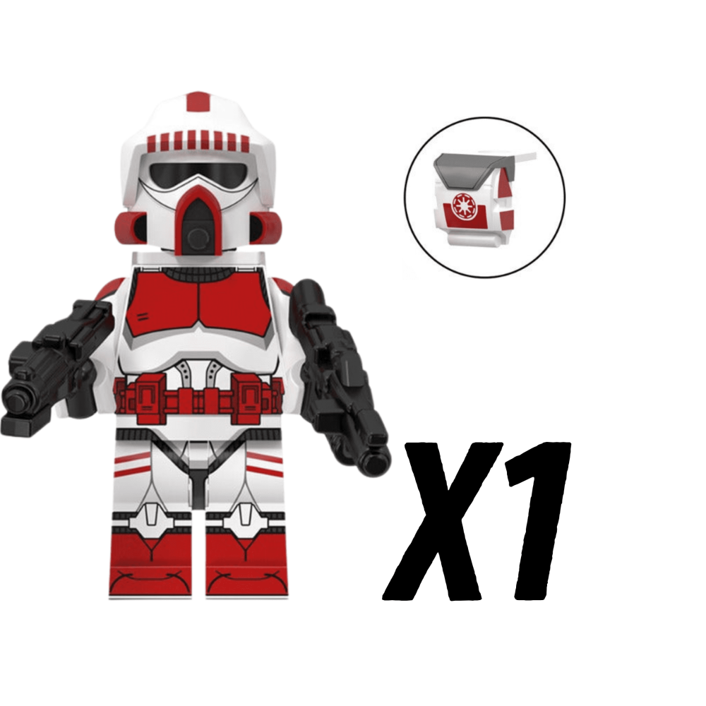 Space War Theme Coruscant Guard ARF Trooper Block Figures Set
