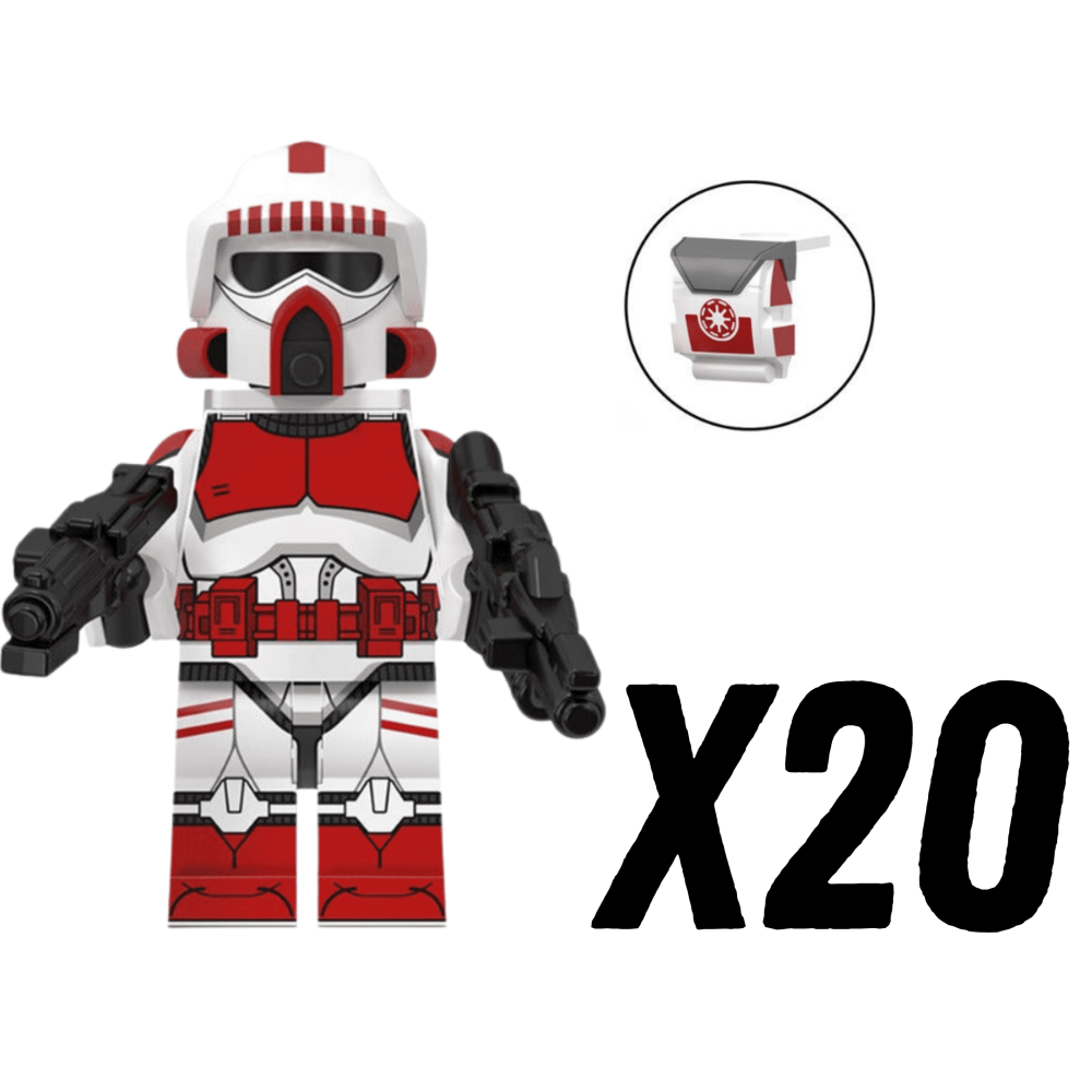 Space War Theme Coruscant Guard ARF Trooper Block Figures Set