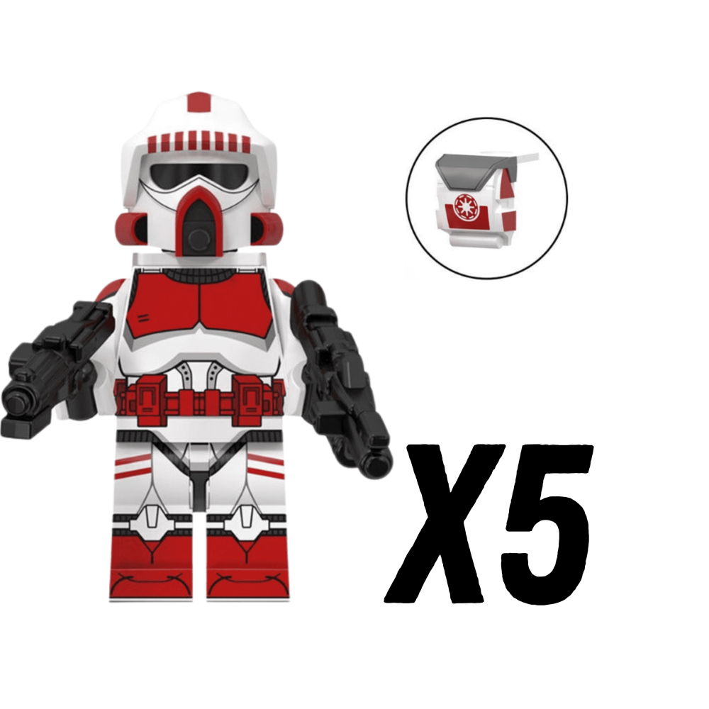 Space War Theme Coruscant Guard ARF Trooper Block Figures Set