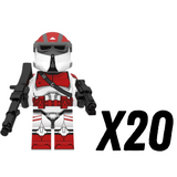 Space War Theme Coruscant Guard AT-RT Driver Block Figures Set