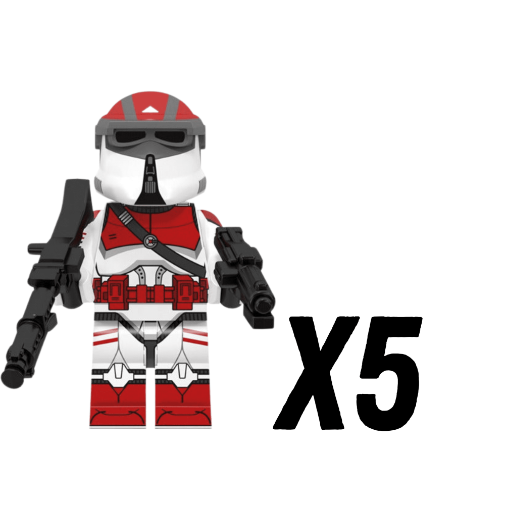 Space War Theme Coruscant Guard AT-RT Driver Block Figures Set