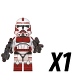Space War Theme Coruscant Assault Trooper Block Figures Set