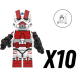 Space War Theme Coruscant Guard Combat Engineer Block Figures Set