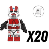 Space War Theme Coruscant Guard Combat Engineer Block Figures Set