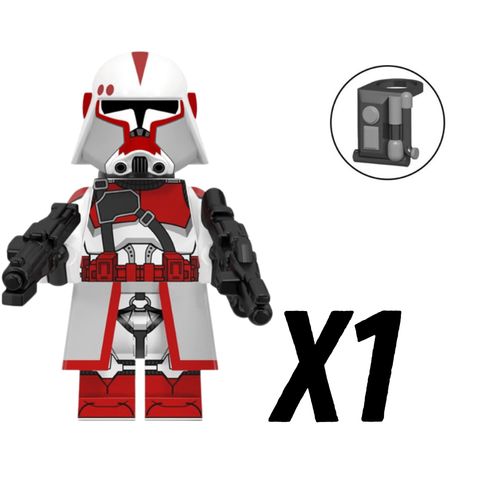 Space War Theme Coruscant Guard Heavy Trooper Block Figures Set