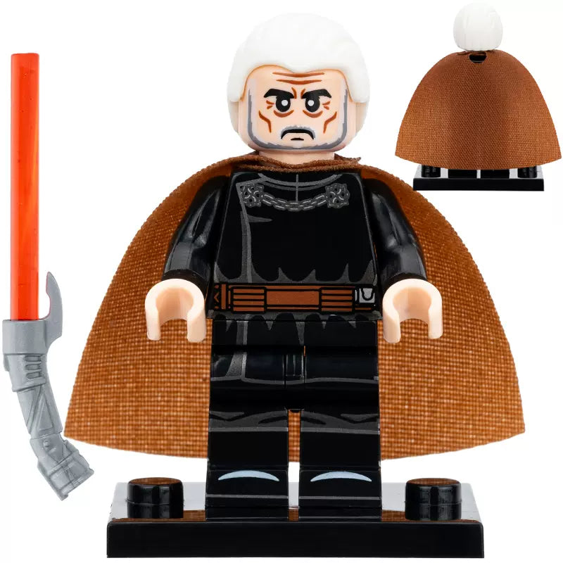 Space War Theme New Wave Assortment Dooku Windu Fox Gar Saxon Block Figures Set