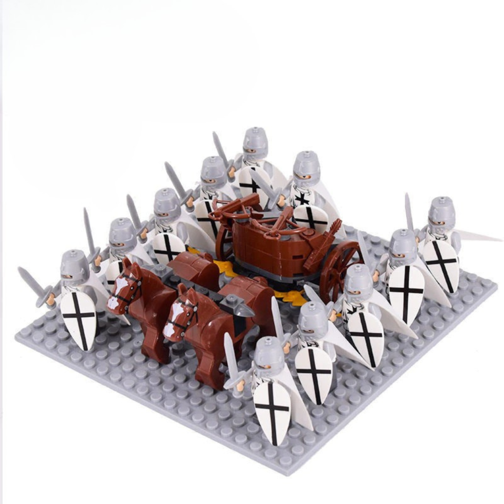 Crusaders War Horse Contingents Block Figures Sets