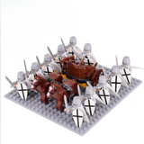 Crusaders War Horse Contingents Block Figures Sets