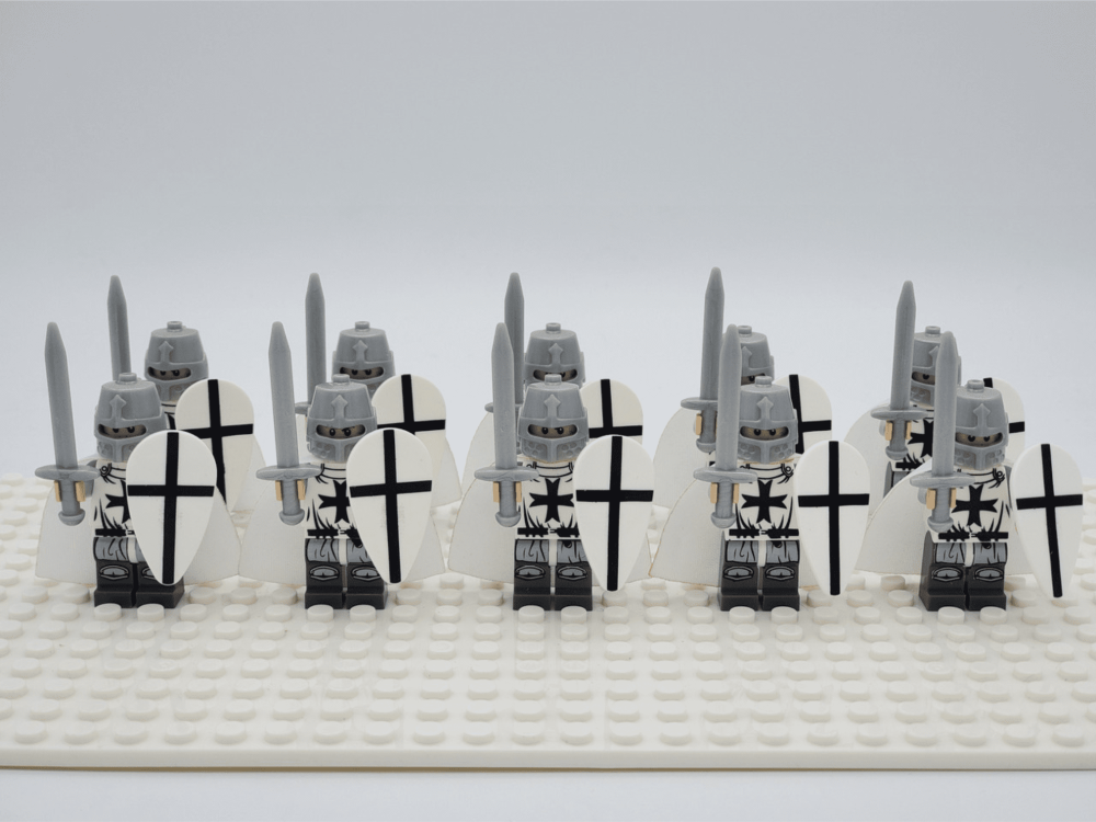 Crusader Knight Block Figures Set of 10pcs