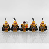 Crusades Knights Templar Golden Knights Block Figures Set of 5pcs