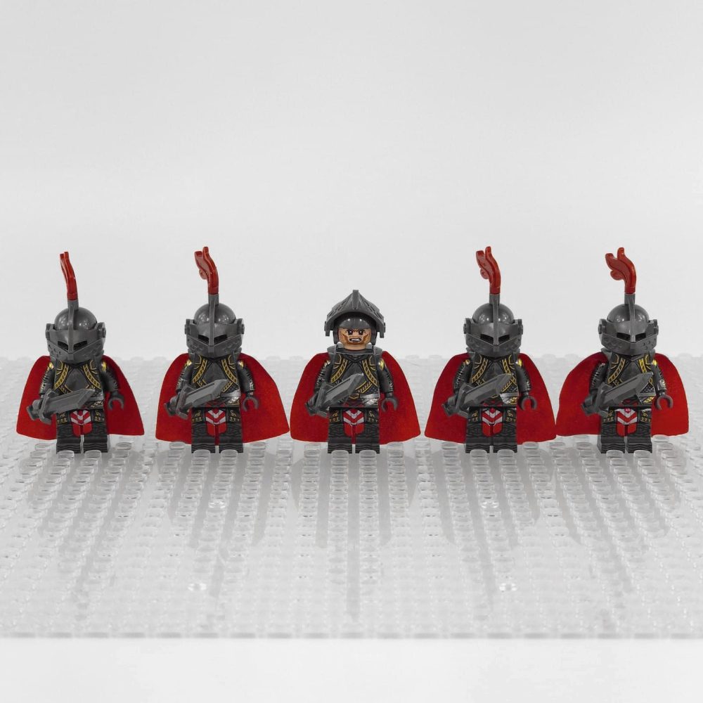 Crusades Knights Templar Patron Knights Block Figures Set  With Swords