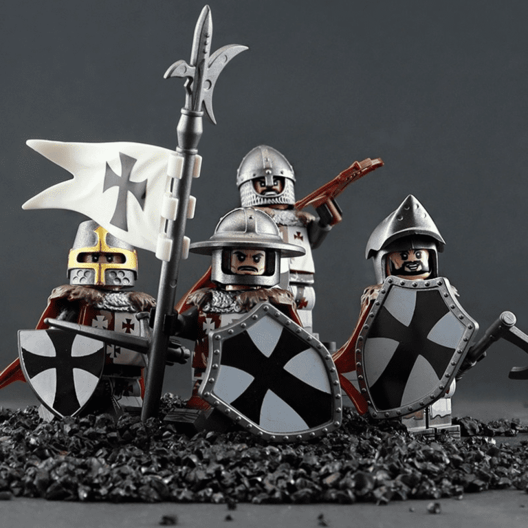Crusades Knights of Tripoli Block Figures  Set