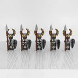 Crusades Teutonic Knights Elite Spears Block Figures Set With Spear and Shield