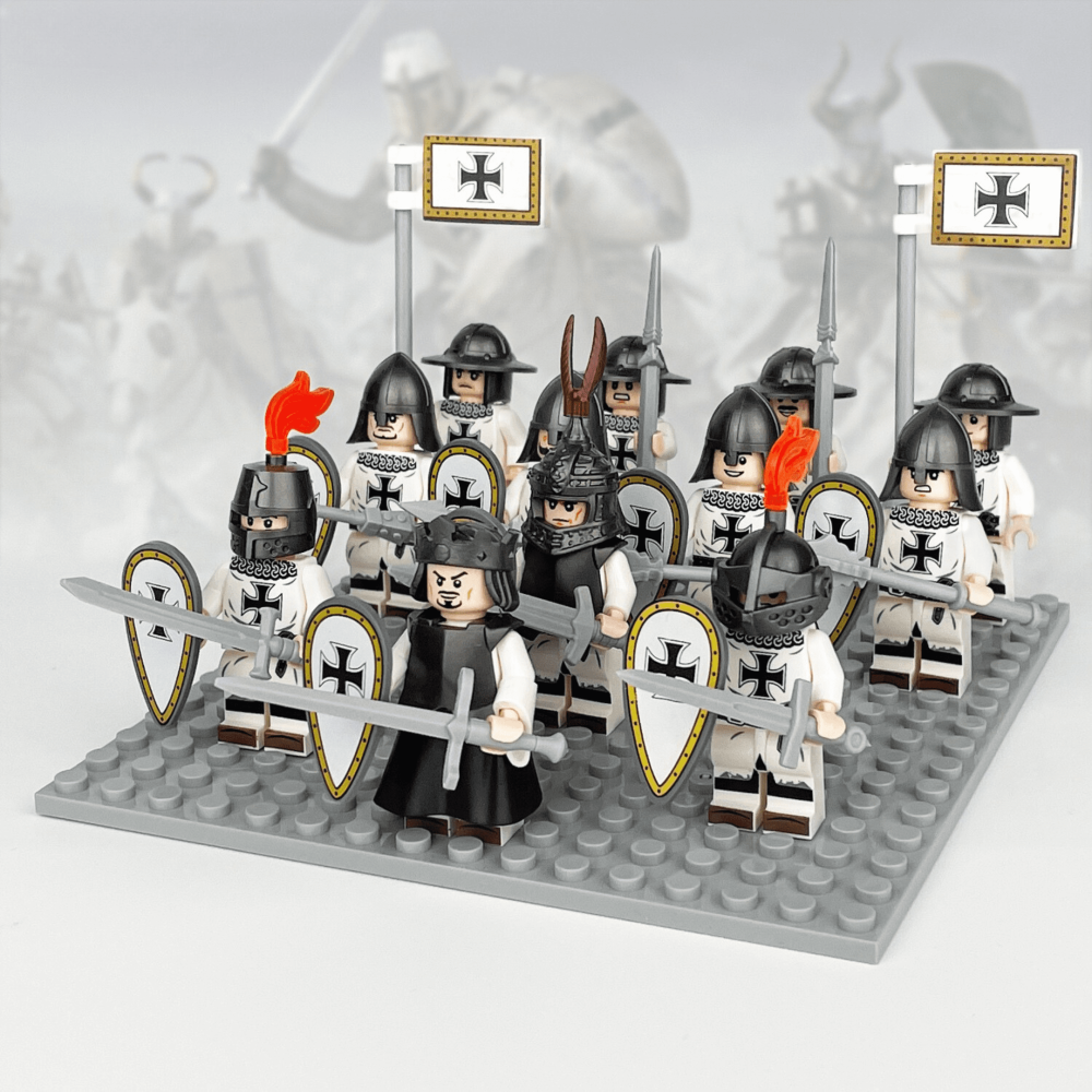 Crusades Teutonic Knights Block Figures Set
