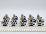 Crusades Teutonic Knights Swords Block Figures Set of 10pcs