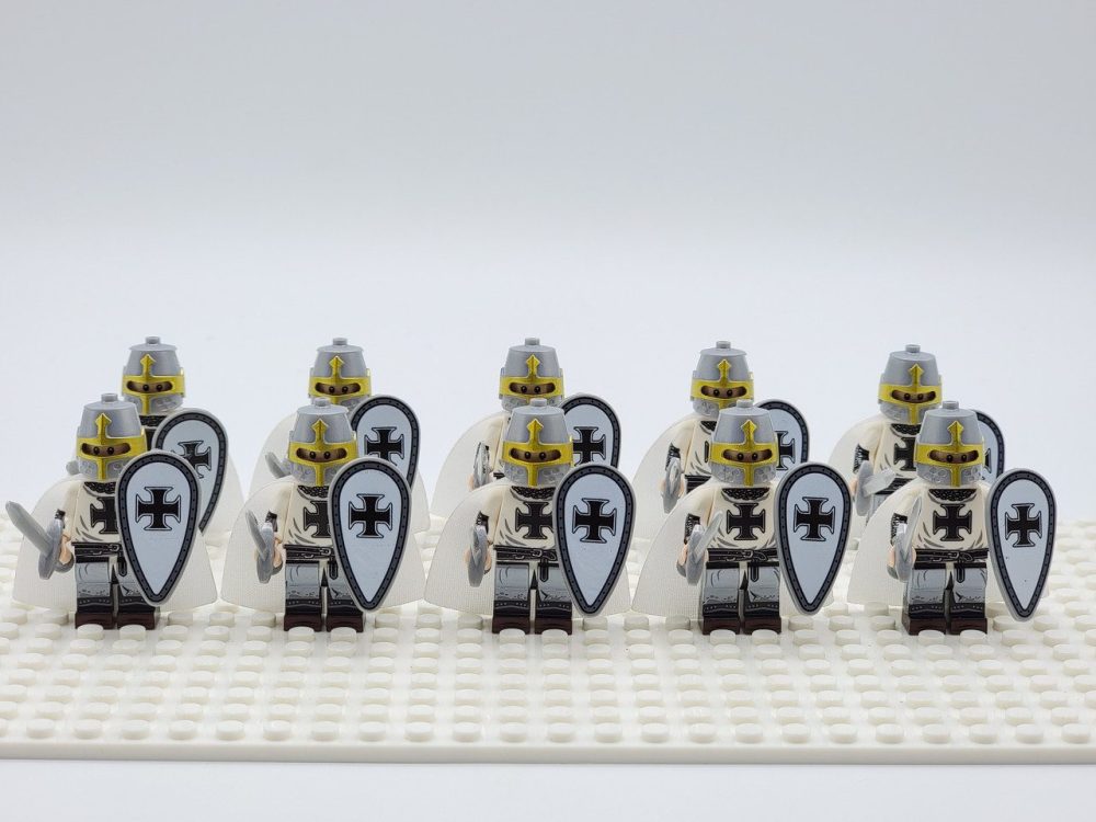 Crusades Teutonic Knights Swords Block Figures Set of 10pcs