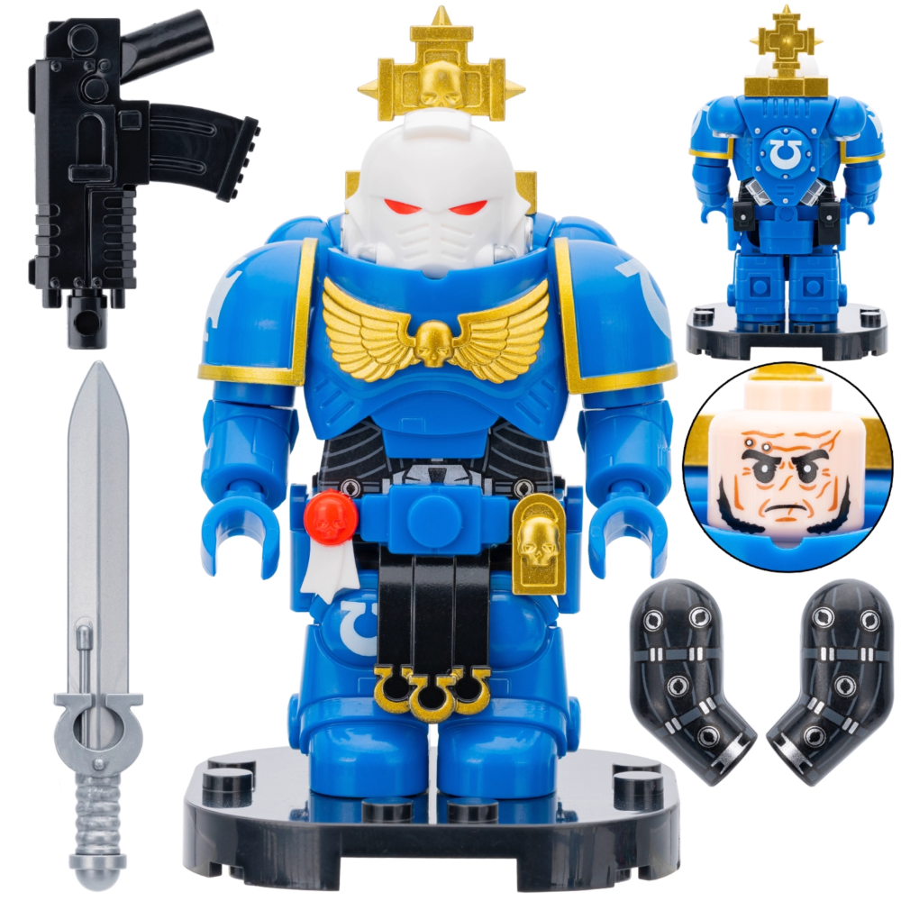 Warhammer 40K Ultramarines Space Marines Series Block Figures  Set