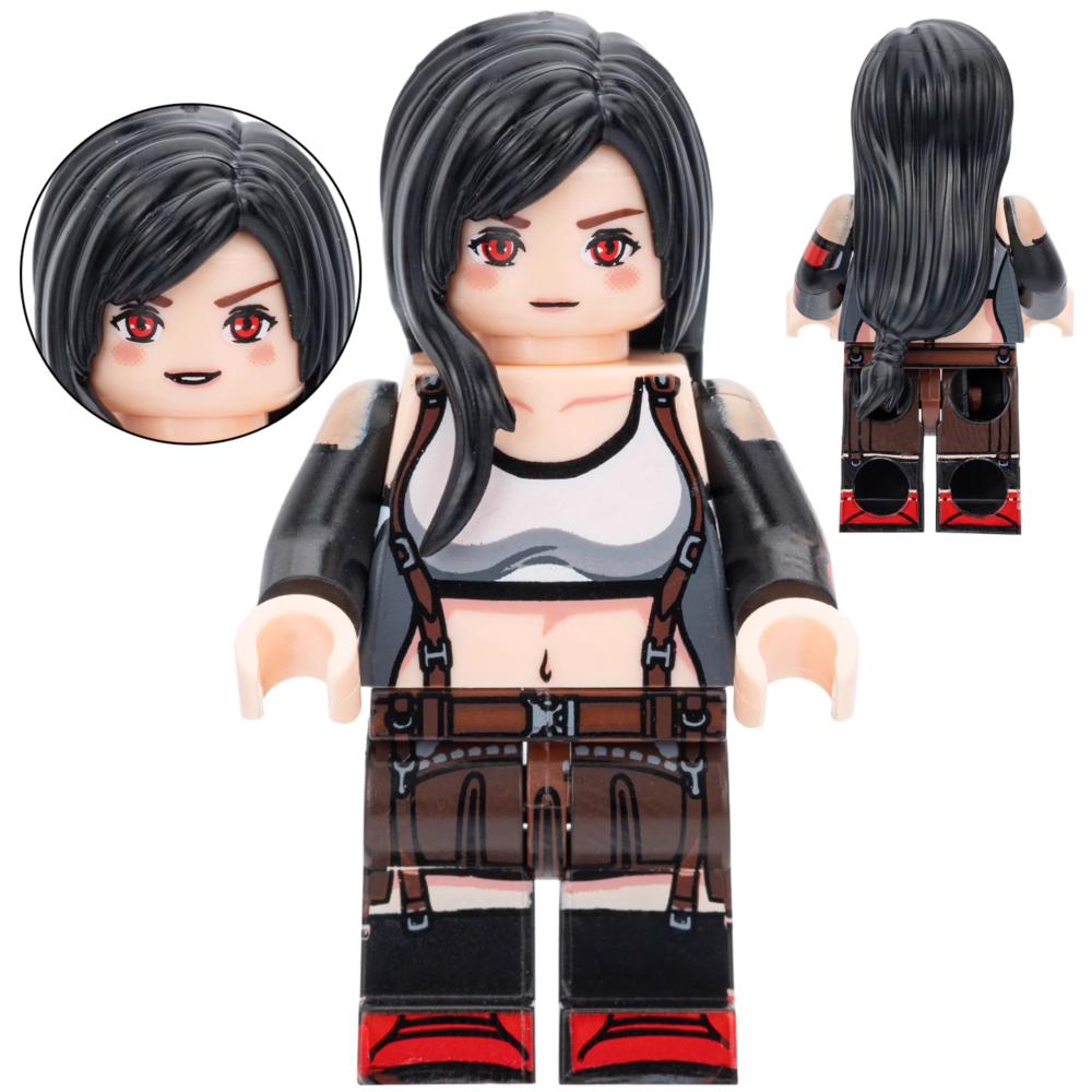 Final Fantasy Seven Cloud Strife Block Figures Set
